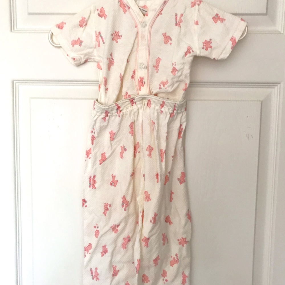 Sears Bunny Print Pajamas